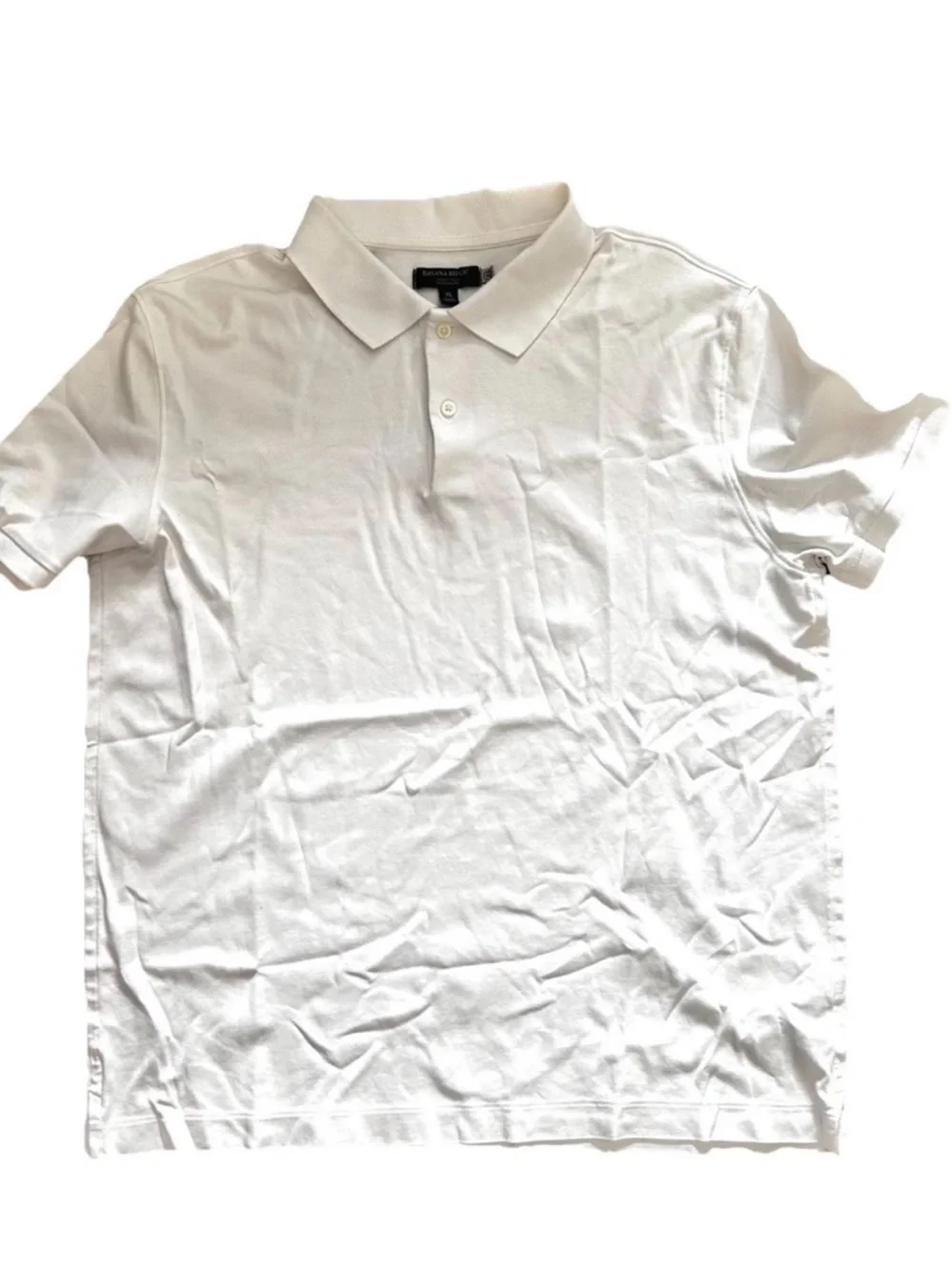 Banana Republic men’s casual White Polo Shirt